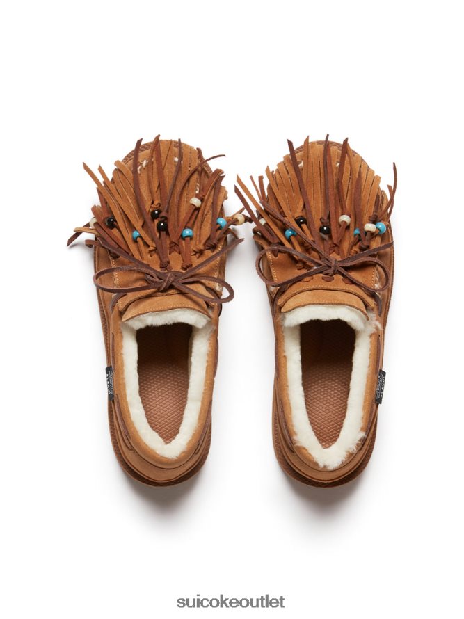 Unisex Alanui x OWM-MabALA-B Beige SUICOKE Casual Shoes 2002BP71