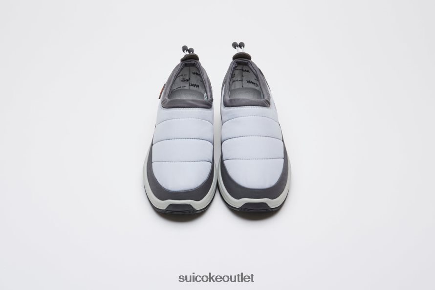 Unisex PEPPER-evab Grey SUICOKE Casual Shoes 2002BP77