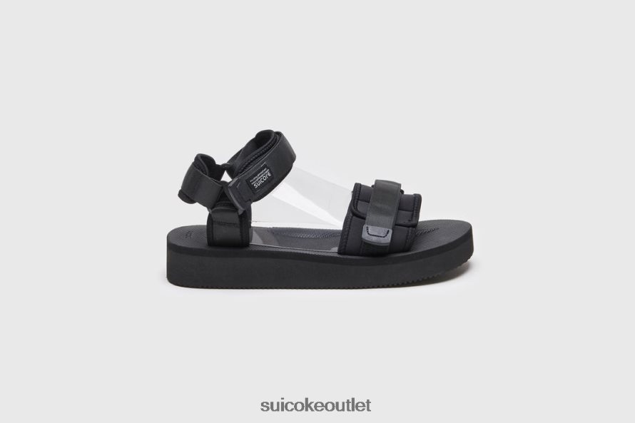 Unisex CEL-PO Black SUICOKE Sandals 2002BP20