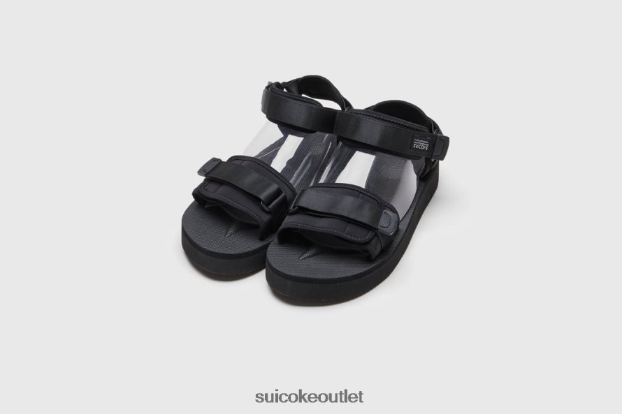 Unisex CEL-PO Black SUICOKE Sandals 2002BP20