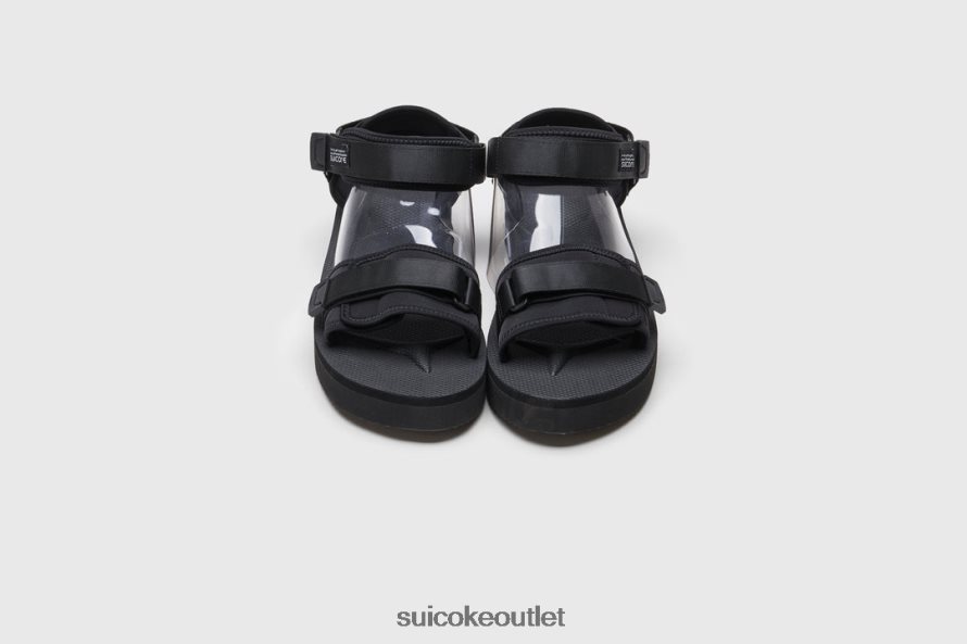 Unisex CEL-PO Black SUICOKE Sandals 2002BP20