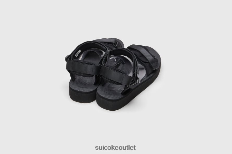 Unisex CEL-PO Black SUICOKE Sandals 2002BP20