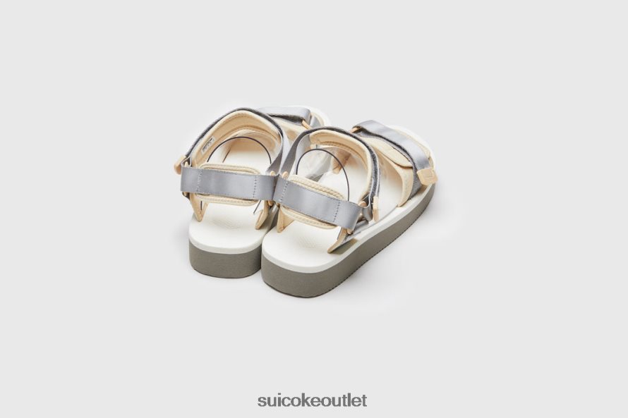 Unisex CEL-PO Grey/White SUICOKE Sandals 2002BP21