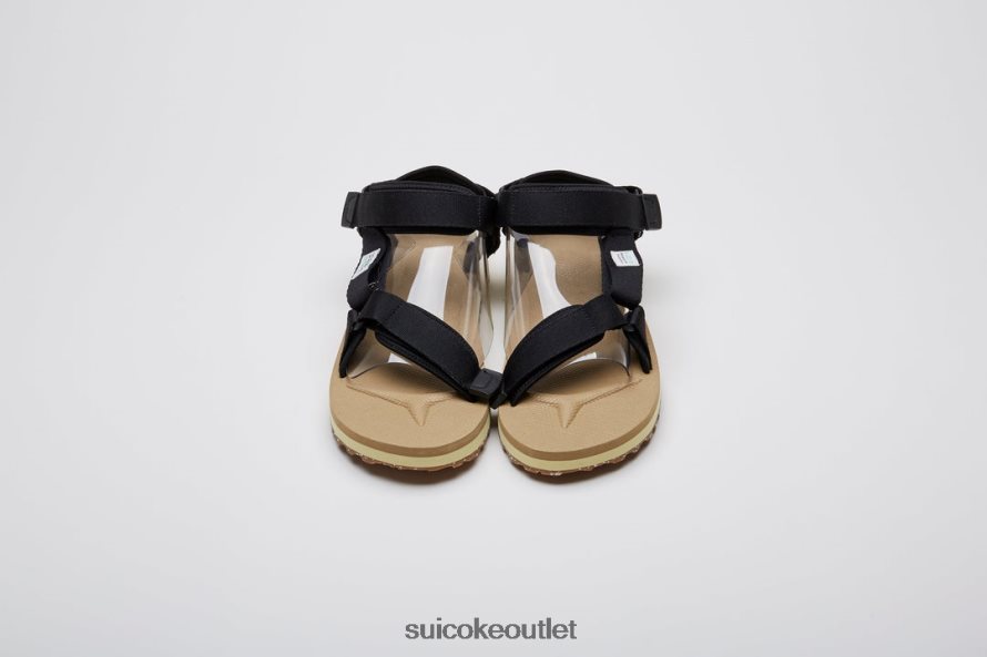 Unisex DEPA-2Cab-ECO Black/Beige SUICOKE Sandals 2002BP19