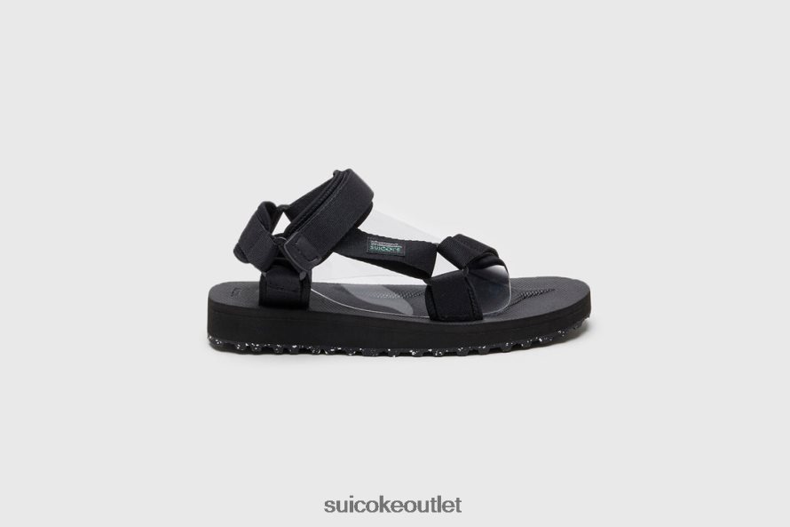 Unisex DEPA-2Cab-ECO Black SUICOKE Sandals 2002BP24