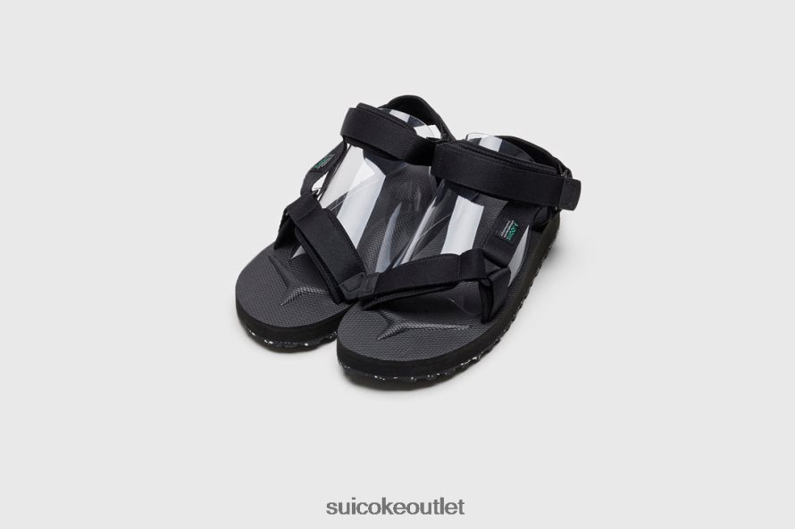Unisex DEPA-2Cab-ECO Black SUICOKE Sandals 2002BP24