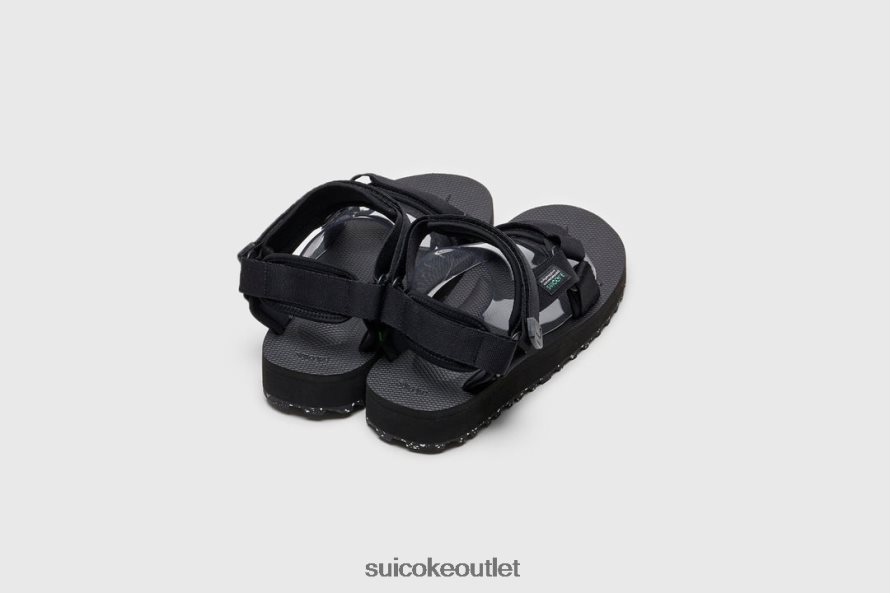 Unisex DEPA-2Cab-ECO Black SUICOKE Sandals 2002BP24