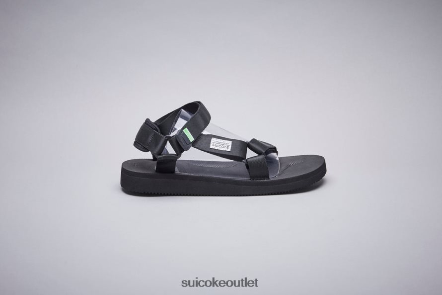 Unisex DEPA-Cab Black SUICOKE Sandals 2002BP2
