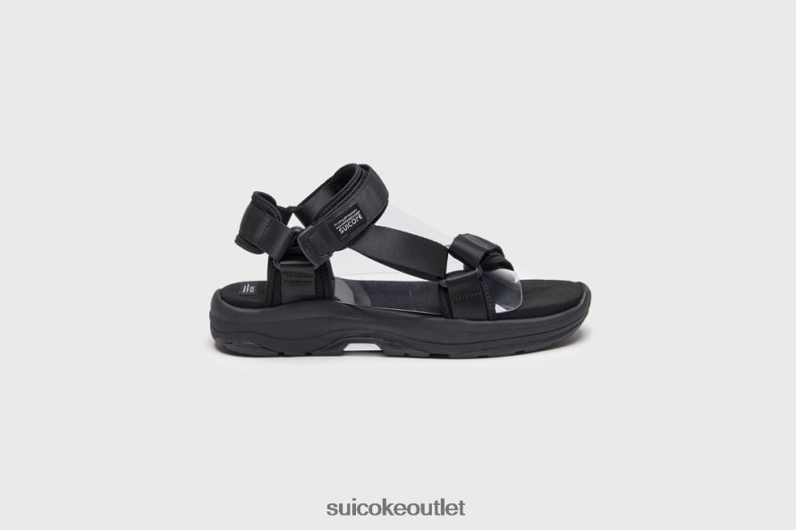 Unisex DEPA-RUN Black SUICOKE Sandals 2002BP18