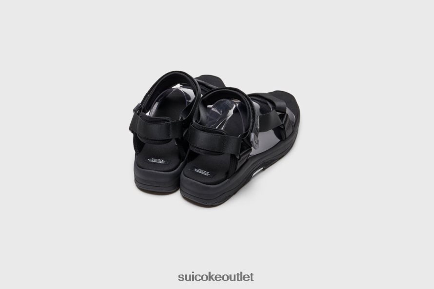 Unisex DEPA-RUN Black SUICOKE Sandals 2002BP18
