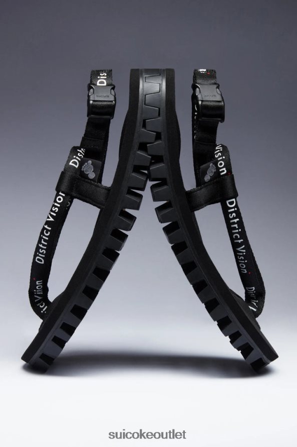 Unisex District Vision xGUT-DVN Black SUICOKE Sandals 2002BP16