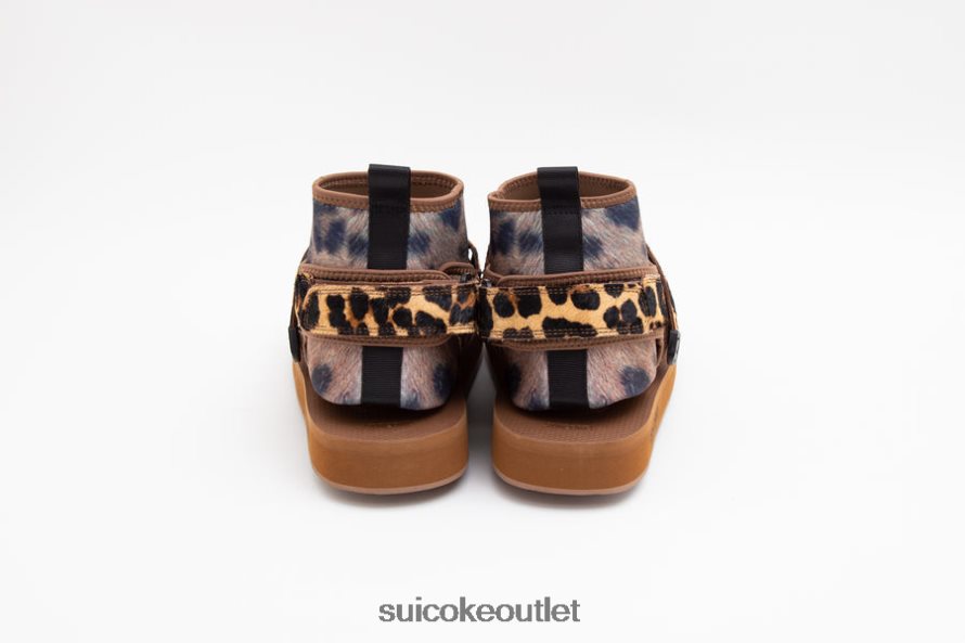 Unisex Doublet x WAS-5abDB-A Leopard SUICOKE Sandals 2002BP12