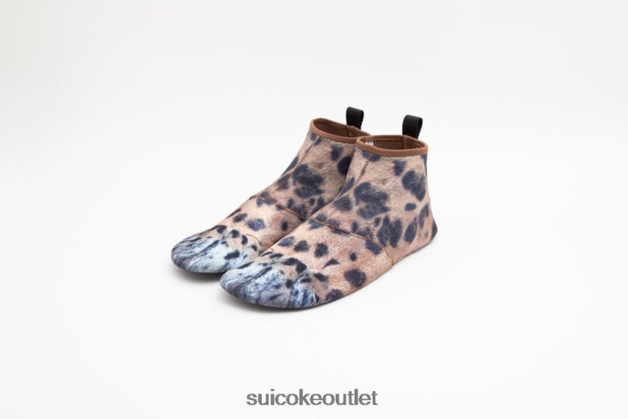 Unisex Doublet x WAS-5abDB-A Leopard SUICOKE Sandals 2002BP12