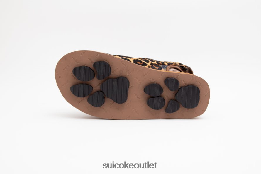 Unisex Doublet x WAS-5abDB-A Leopard SUICOKE Sandals 2002BP12