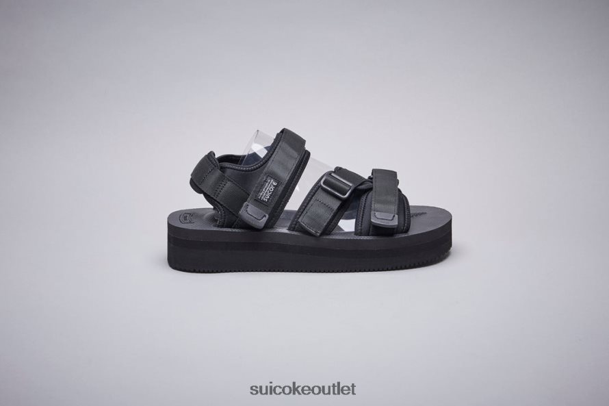 Unisex KISEE-VPO Black SUICOKE Sandals 2002BP5