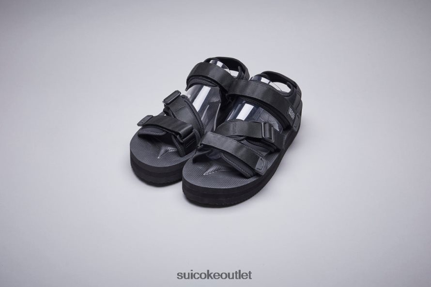Unisex KISEE-VPO Black SUICOKE Sandals 2002BP5