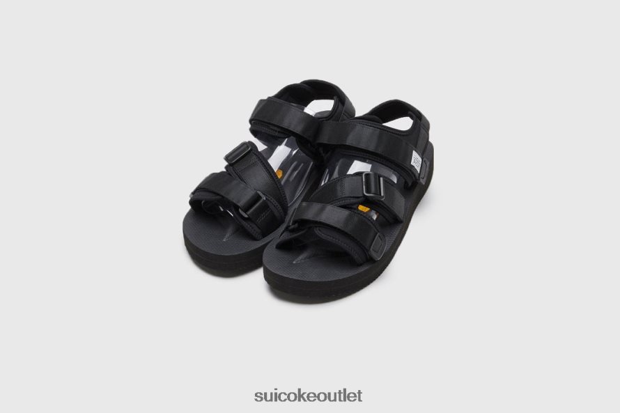 Unisex KISEE-V Black SUICOKE Sandals 2002BP6