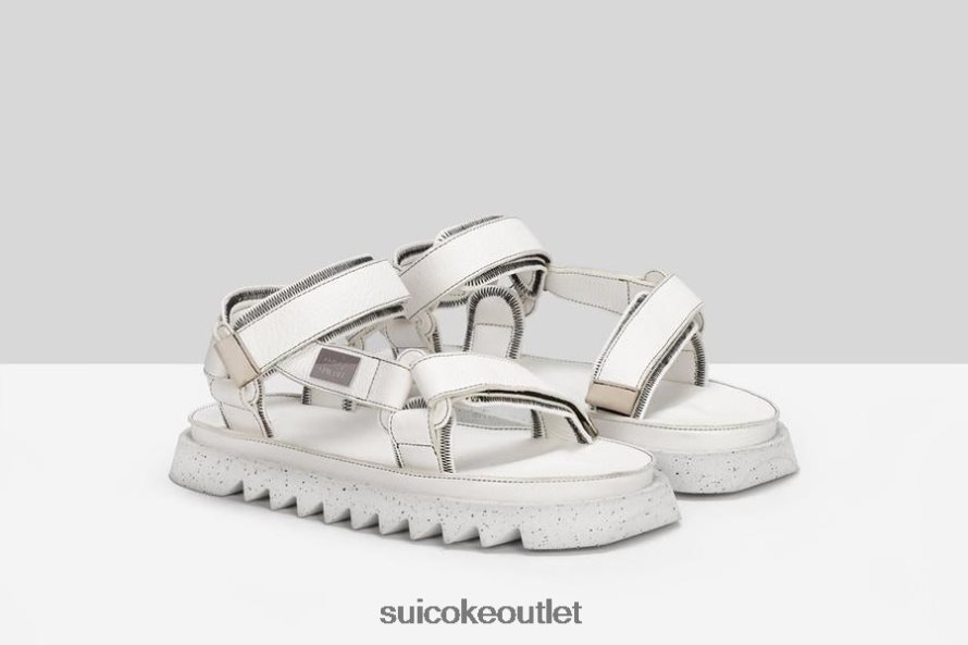 Unisex Marsell x DEPA 01 Bianco Optical SUICOKE Sandals 2002BP7