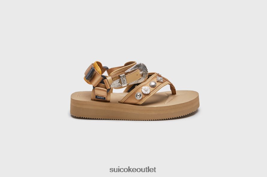 Unisex TOGA x TONO-abTOG Beige SUICOKE Sandals 2002BP30