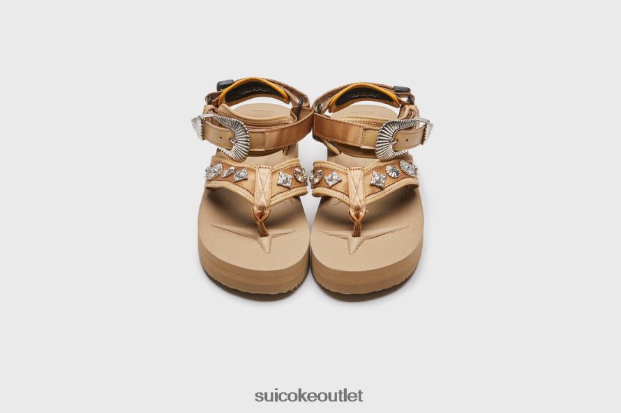 Unisex TOGA x TONO-abTOG Beige SUICOKE Sandals 2002BP30