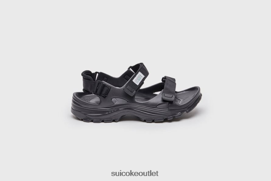 Unisex WAKE Black SUICOKE Sandals 2002BP25
