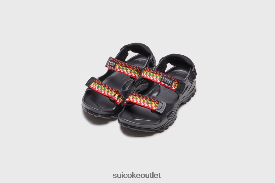 Unisex WAKE CURB Black LANVIN x SUICOKE Sandals 2002BP31
