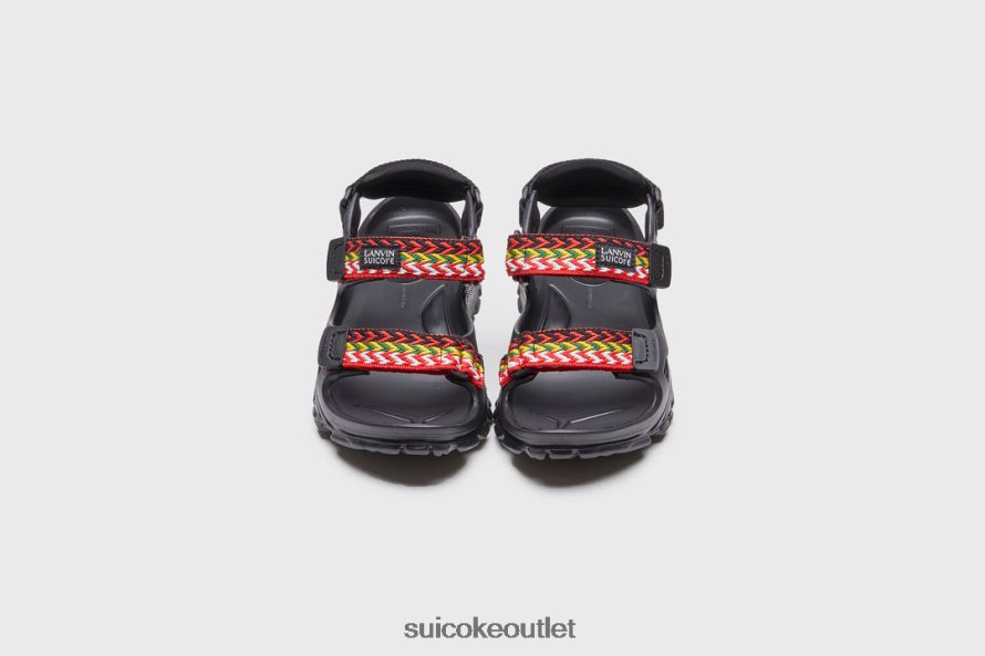 Unisex WAKE CURB Black LANVIN x SUICOKE Sandals 2002BP31