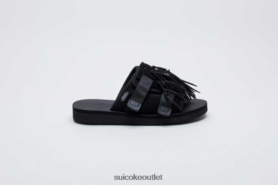 Unisex HOTO-SCAB Black SUICOKE Slides 2002BP51