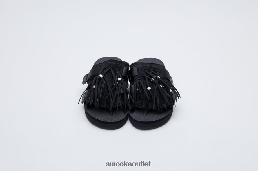 Unisex HOTO-SCAB Black SUICOKE Slides 2002BP51