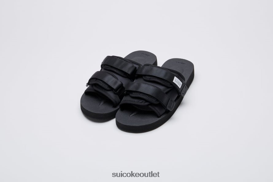 Unisex MOTO-Cab Black SUICOKE Slides 2002BP63
