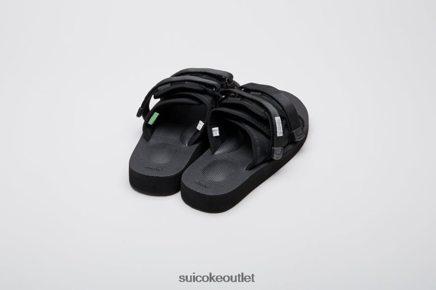 Unisex MOTO-Cab Black SUICOKE Slides 2002BP63