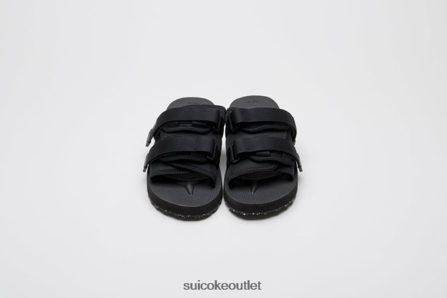 Unisex MOTO-Cab-ECO Black SUICOKE Slides 2002BP44