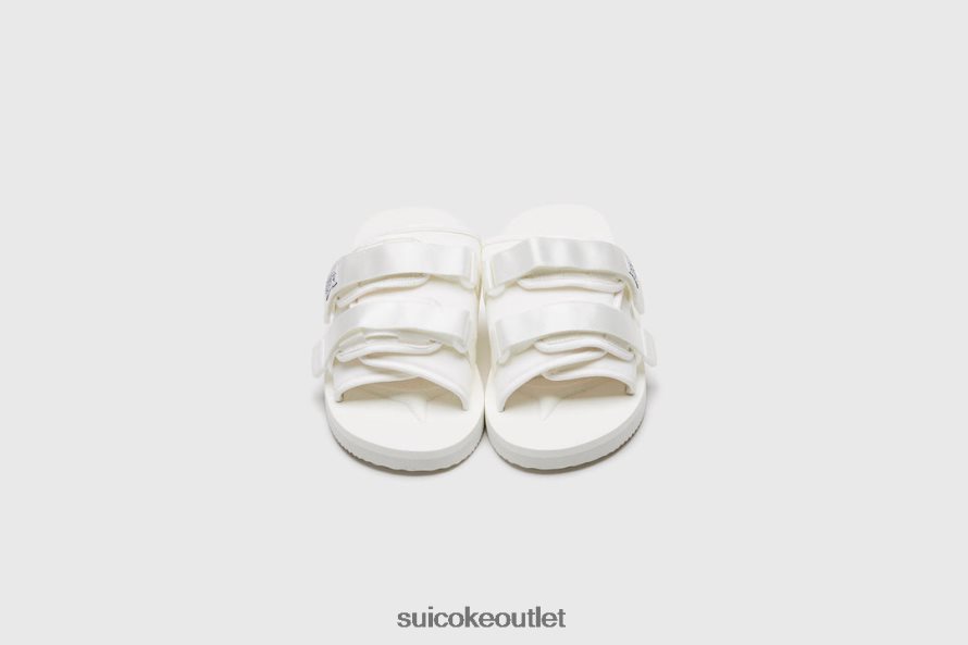 Unisex MOTO-Cab White SUICOKE Slides 2002BP37
