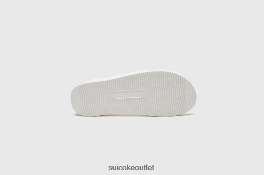 Unisex MOTO-Cab White SUICOKE Slides 2002BP37