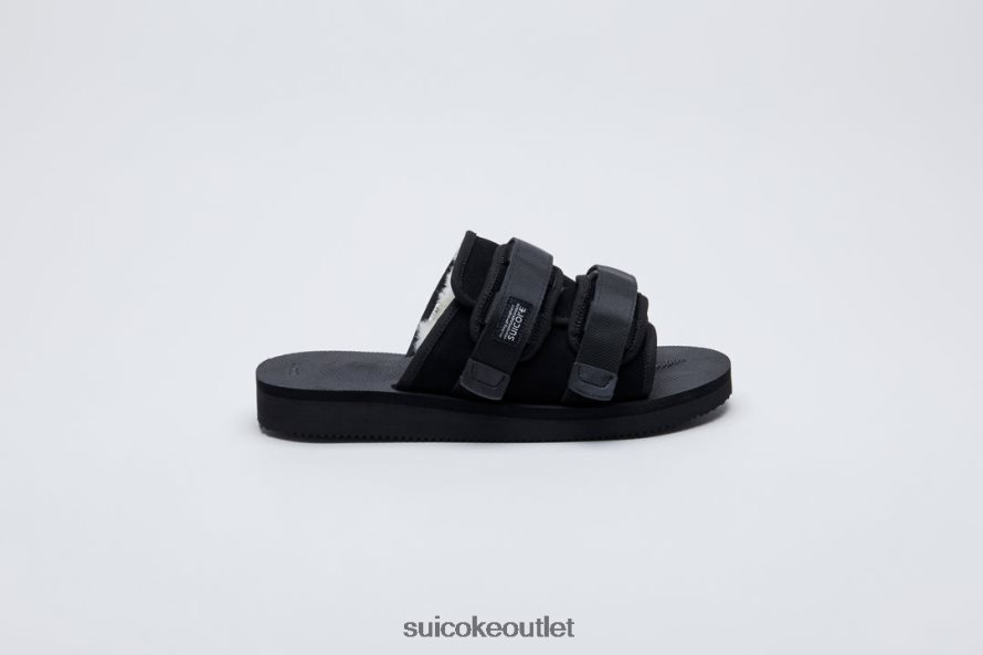 Unisex MOTO-Mab Black SUICOKE Slides 2002BP50
