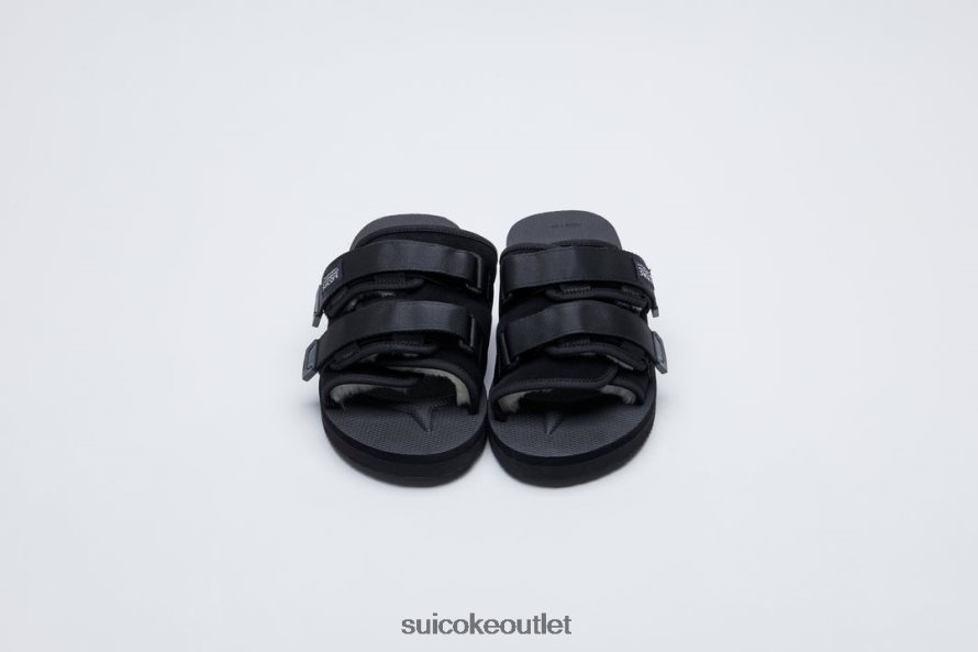Unisex MOTO-Mab Black SUICOKE Slides 2002BP50