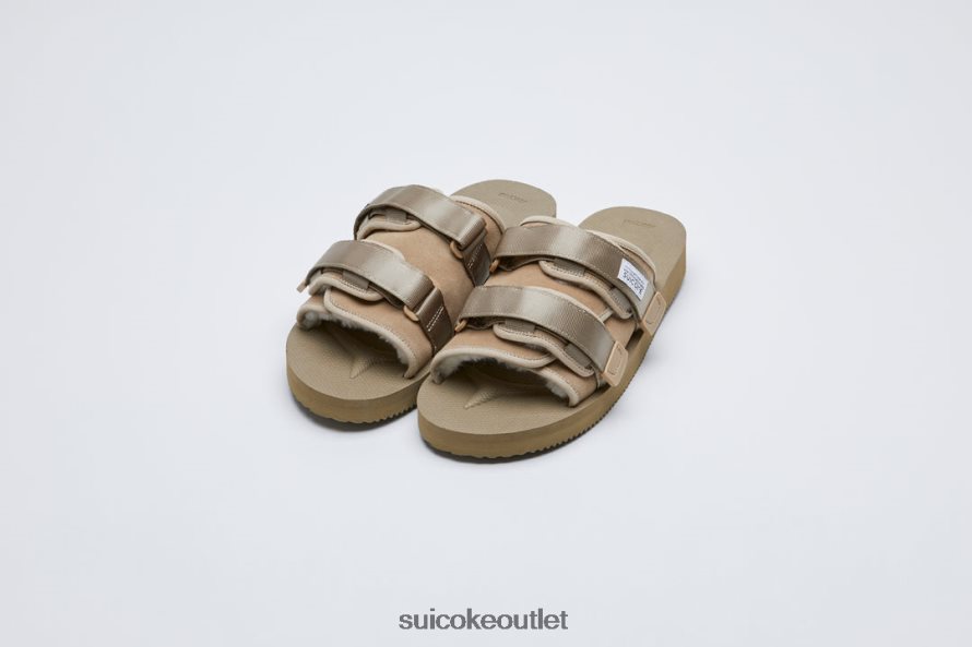 Unisex MOTO-Mab Taupe SUICOKE Slides 2002BP49