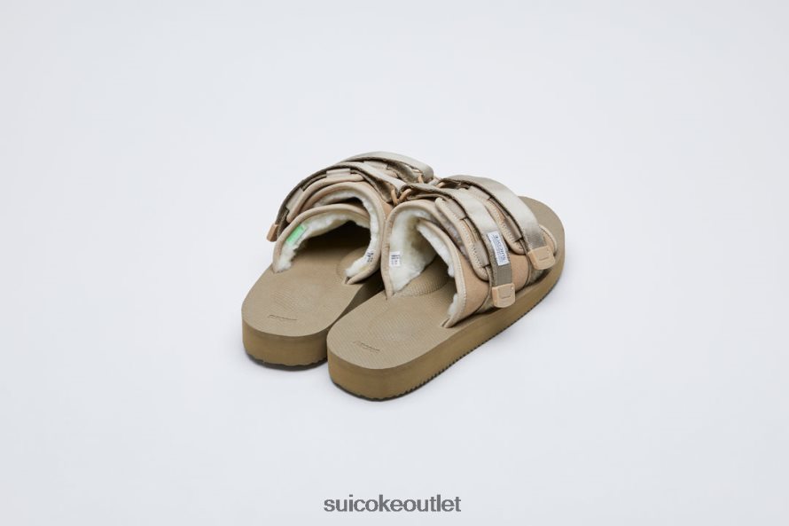Unisex MOTO-Mab Taupe SUICOKE Slides 2002BP49