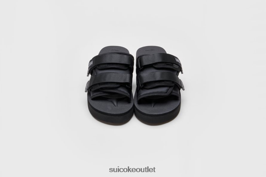 Unisex MOTO-PO Black SUICOKE Slides 2002BP42
