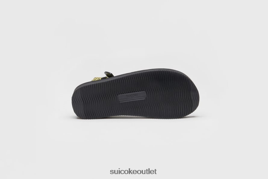 Unisex MOTO-PO Black SUICOKE Slides 2002BP42