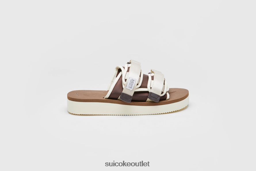 Unisex MOTO-PO Ivy/Brown SUICOKE Slides 2002BP41