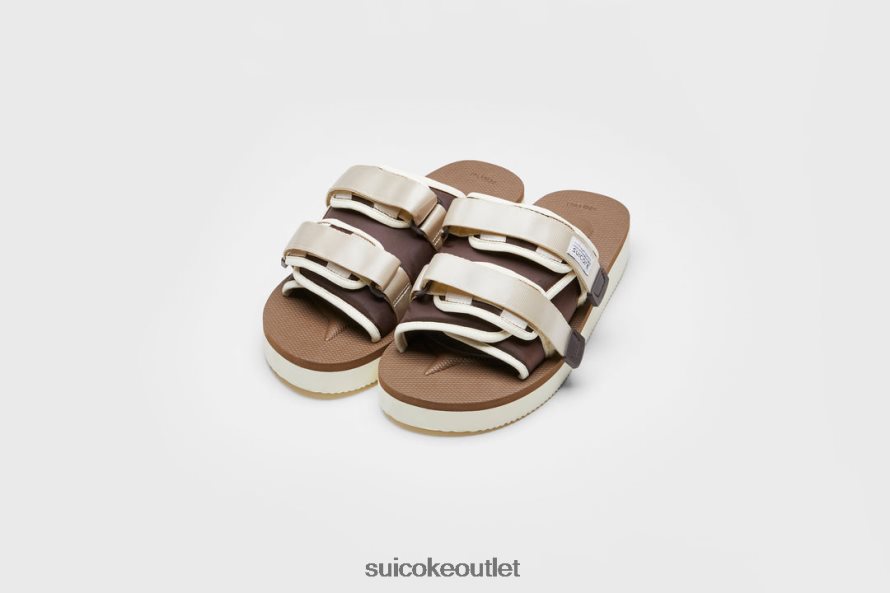 Unisex MOTO-PO Ivy/Brown SUICOKE Slides 2002BP41