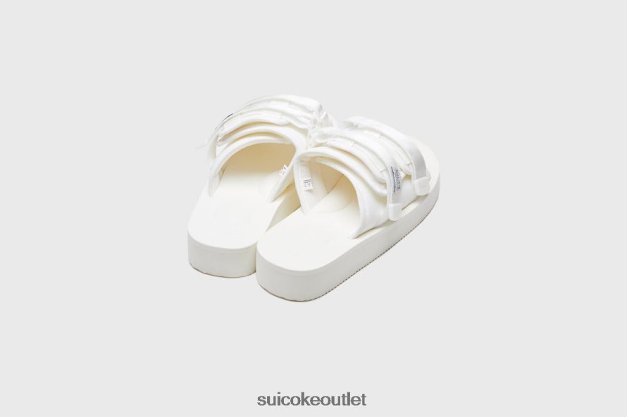 Unisex MOTO-PO White SUICOKE Slides 2002BP38