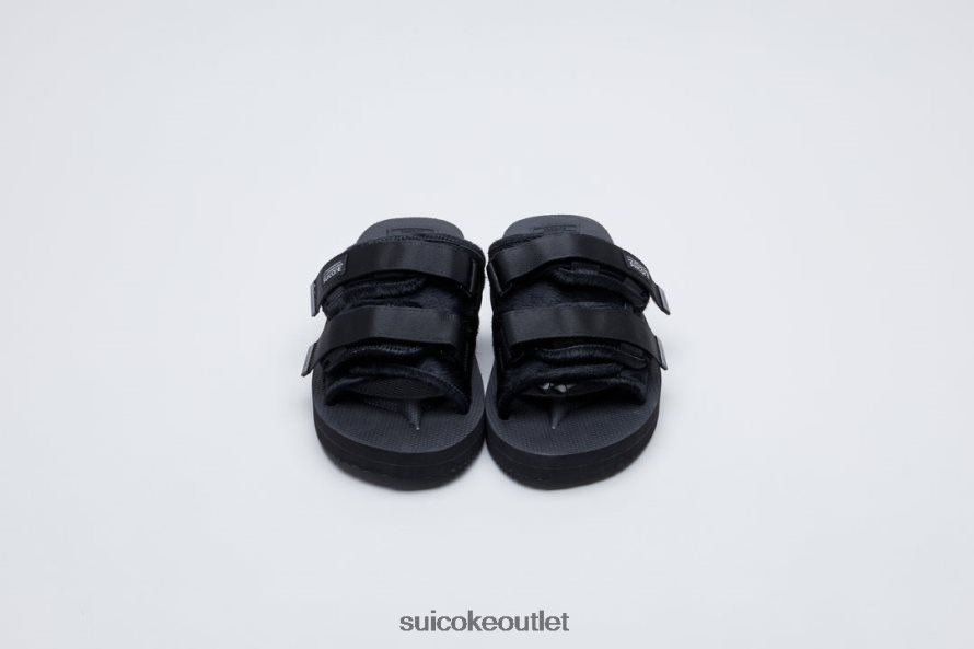 Unisex MOTO-VHL Black SUICOKE Slides 2002BP46