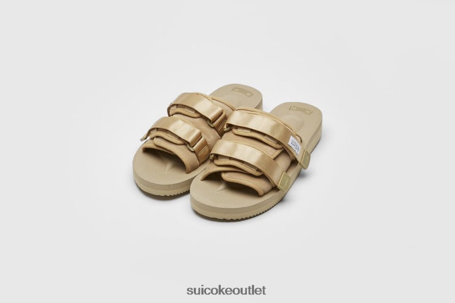 Unisex MOTO-VS Beige SUICOKE Slides 2002BP40