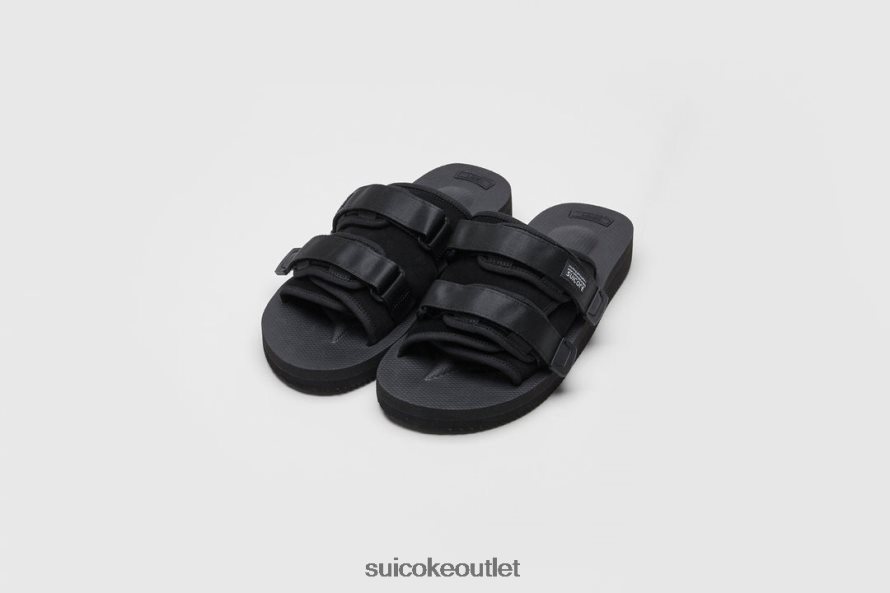 Unisex MOTO-VS Black SUICOKE Slides 2002BP64