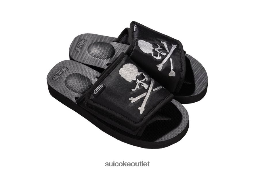 Unisex Mastermind x TAMOTT-MM Black SUICOKE Slides 2002BP45