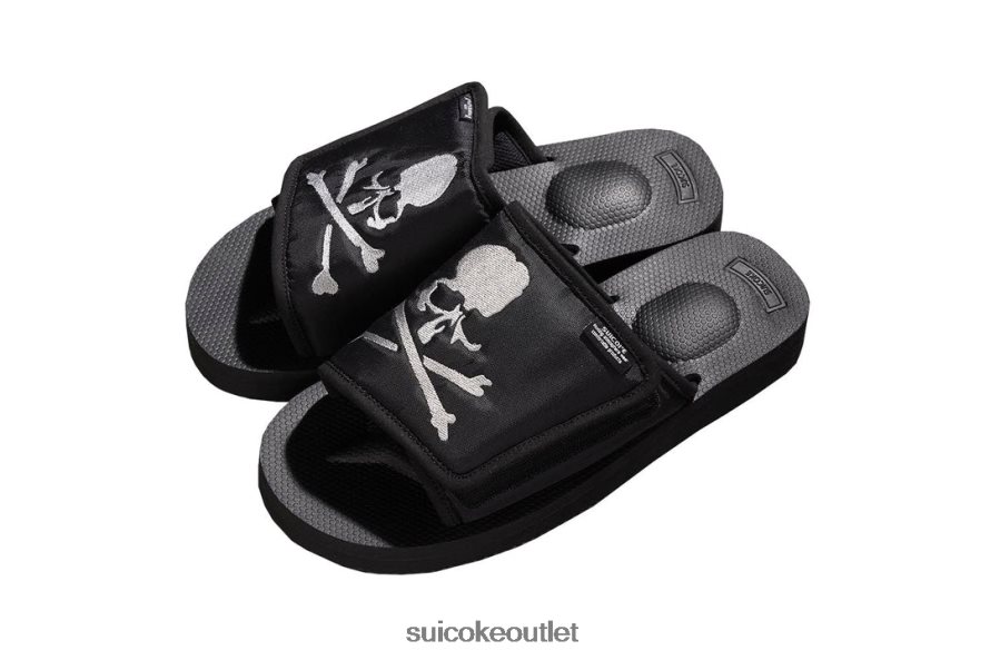 Unisex Mastermind x TAMOTT-MM Black SUICOKE Slides 2002BP45