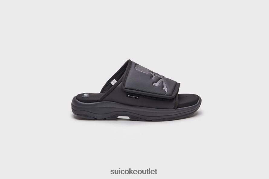 Unisex Mastermind x TAMOTT-RUNMM BLACK SUICOKE Slides 2002BP36