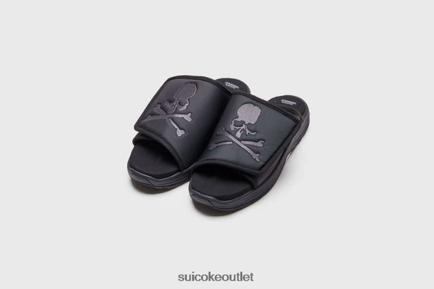 Unisex Mastermind x TAMOTT-RUNMM BLACK SUICOKE Slides 2002BP36